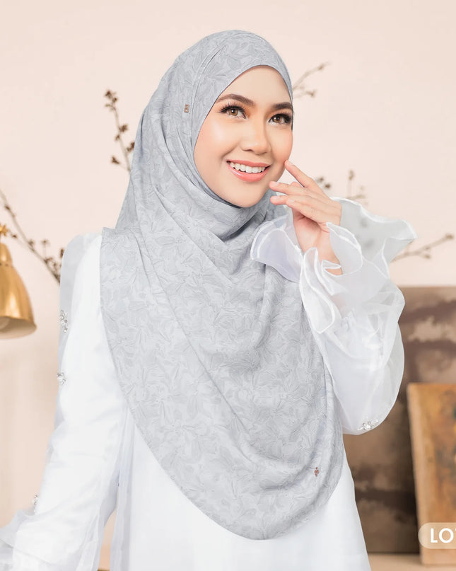 TWEELY-SO BASIC SEA OF LILIES in ICED GRAY