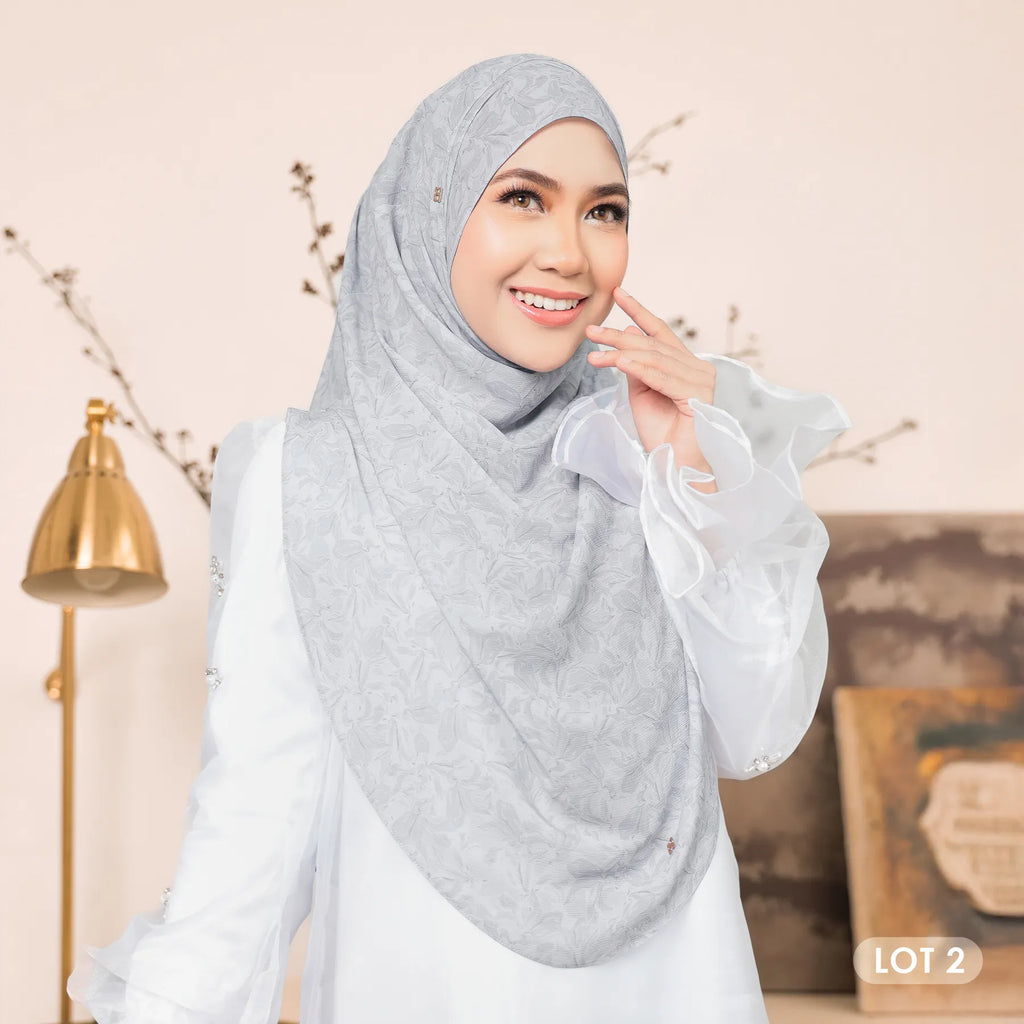 TWEELY-SO BASIC SEA OF LILIES in ICED GRAY