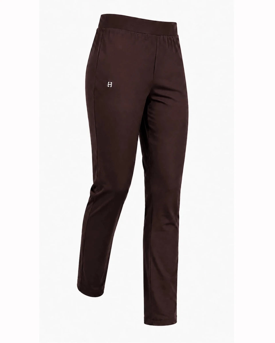 HI-SYLA RELAX PANTS in CACAO