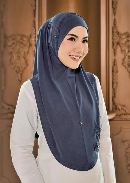 SO-MARJAN TWILL NC LUXE HANAMINA in GRAPHITE BLUE