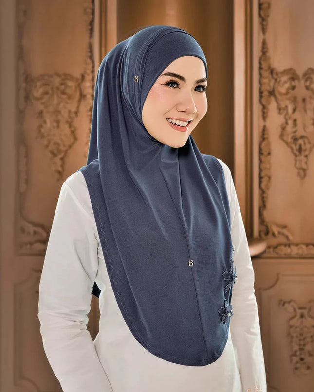 SO-MARJAN TWILL NC LUXE HANAMINA in GRAPHITE BLUE