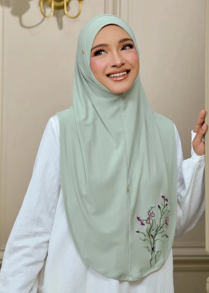SO-MARJAN LUXE BELLFLOWERS in FROSTY GREEN