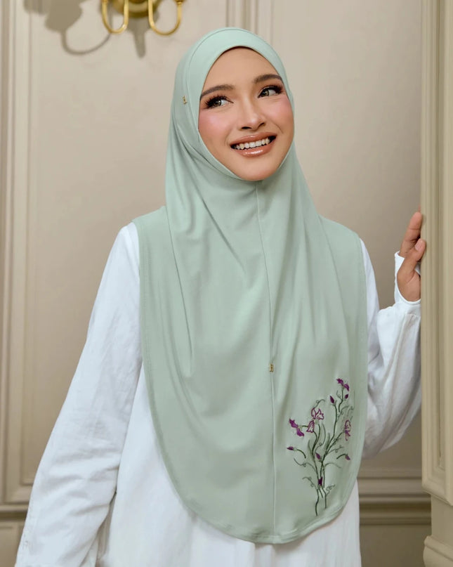 SO-MARJAN LUXE BELLFLOWERS in FROSTY GREEN
