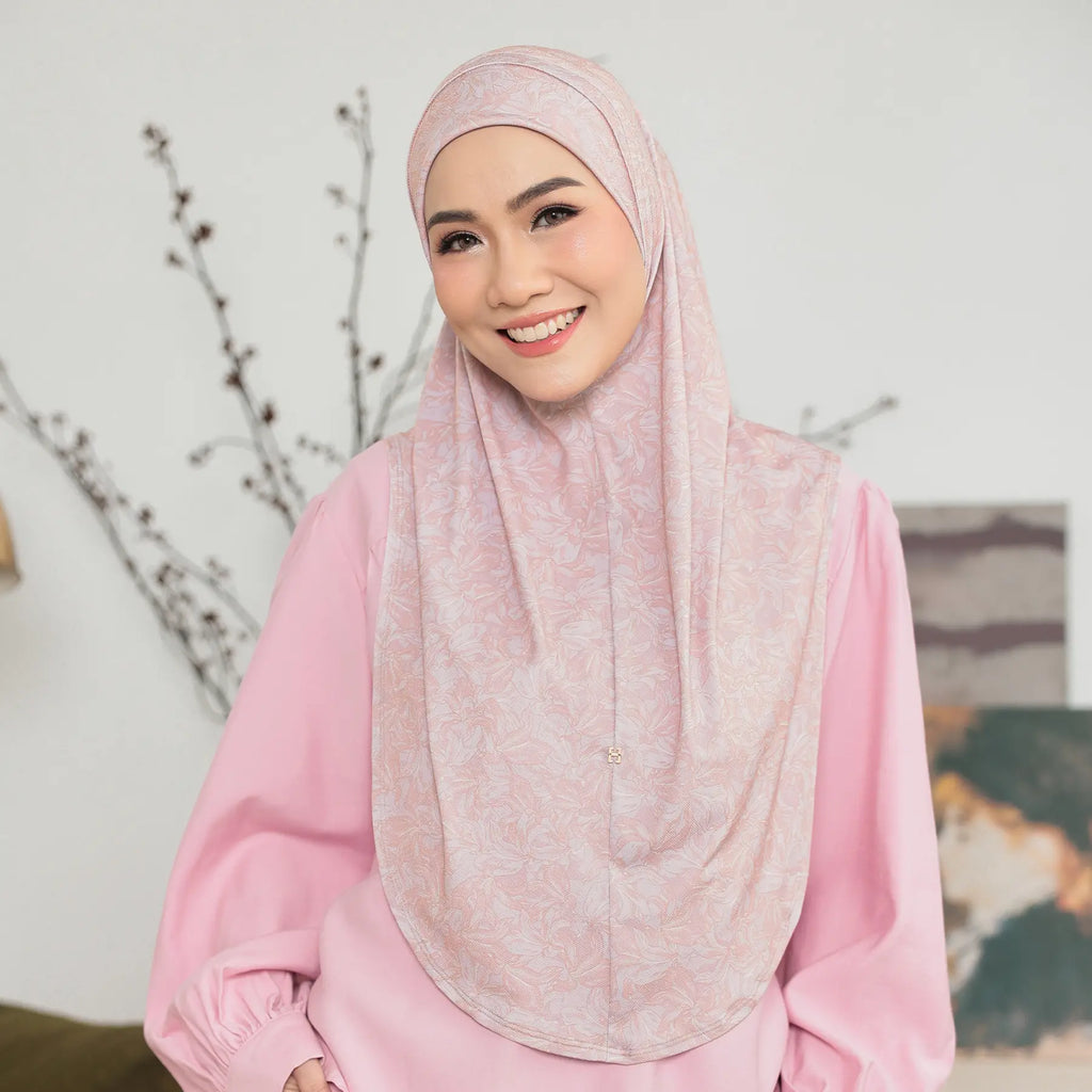 SO-MARJAN TWILL NC SEA OF LILIES in MURKYROSE