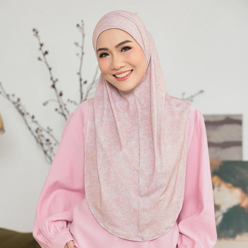 SO-MARJAN TWILL NC SEA OF LILIES in MURKYROSE