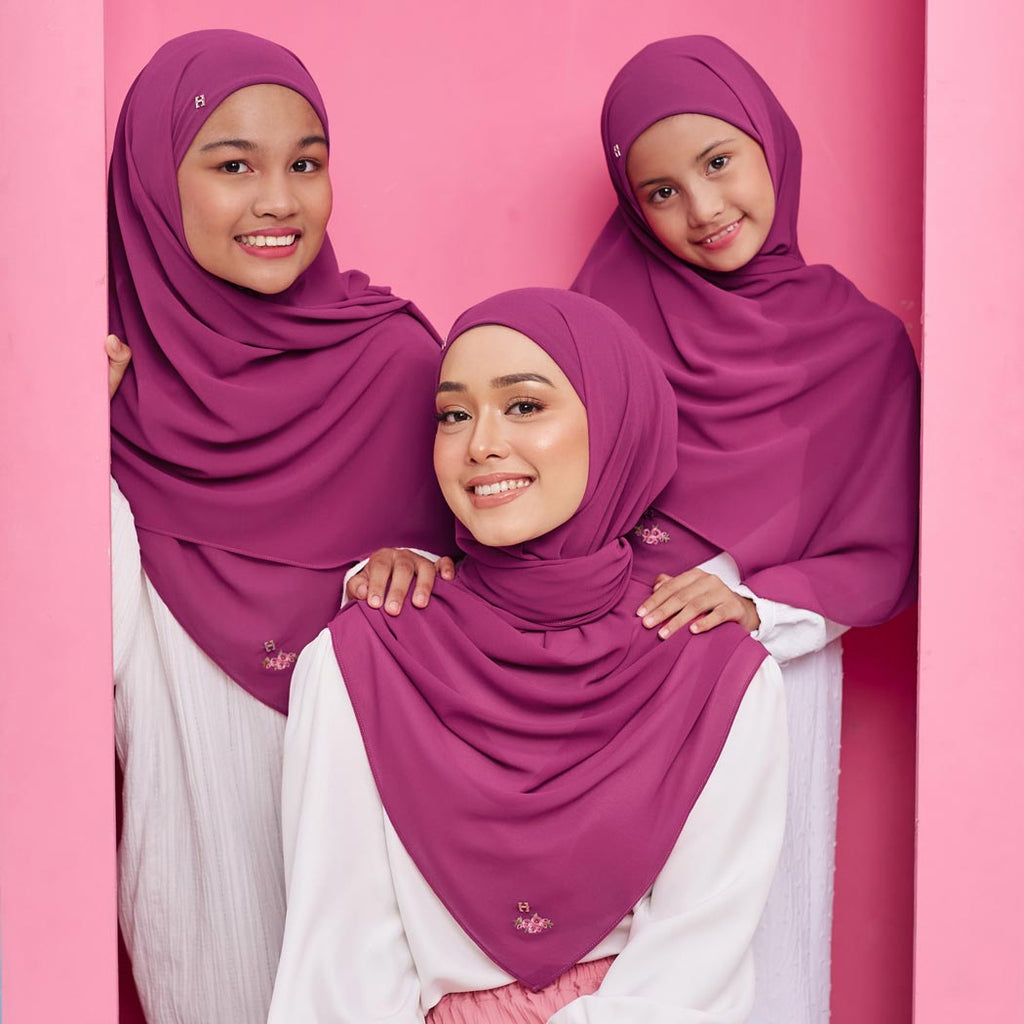 PS-THALIA TIE BACK in ROSEBUD CHERRY