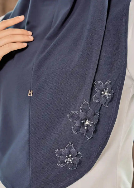 SO-MARJAN TWILL NC LUXE HANAMINA in GRAPHITE BLUE