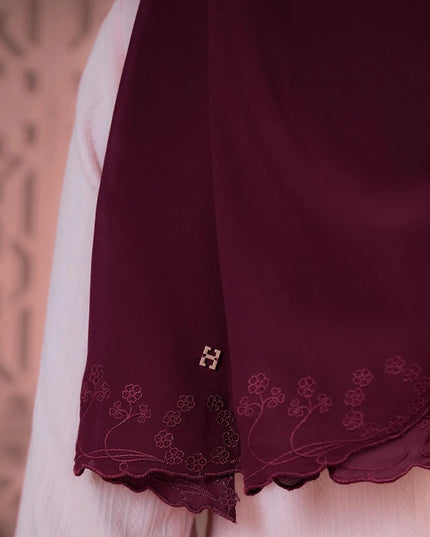 PS-ELENA HALF MOON in BURGUNDY