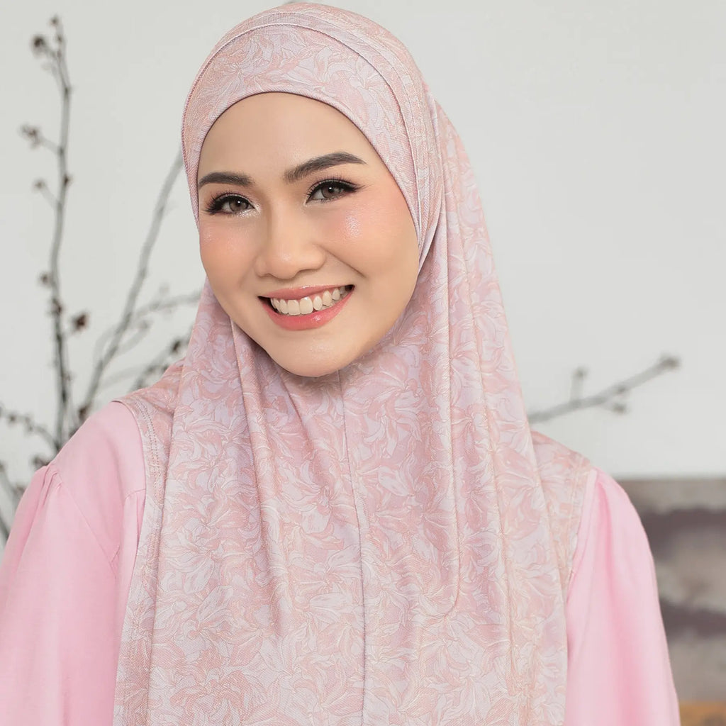 SO-MARJAN TWILL NC SEA OF LILIES in MURKYROSE