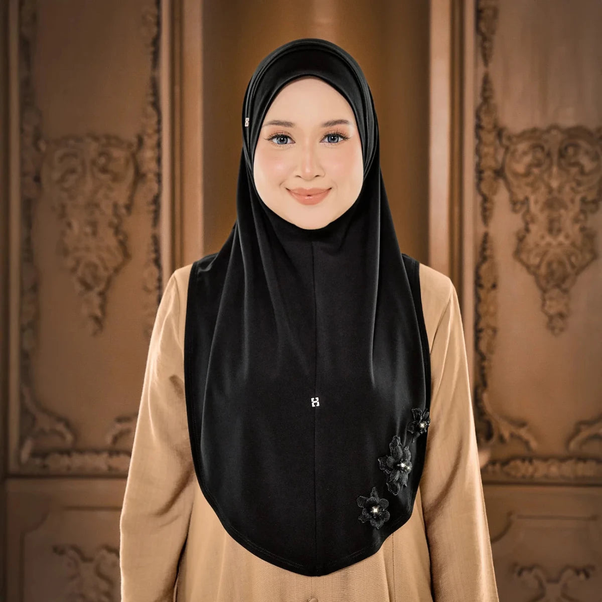 SO-MARJAN TWILL NC LUXE HANAMINA in BLACK