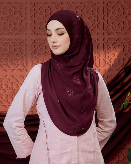 TAFFETY-SO LUXE ELARA in BOYSENBERRY