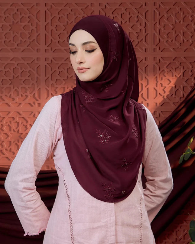 TAFFETY-SO LUXE ELARA in BOYSENBERRY