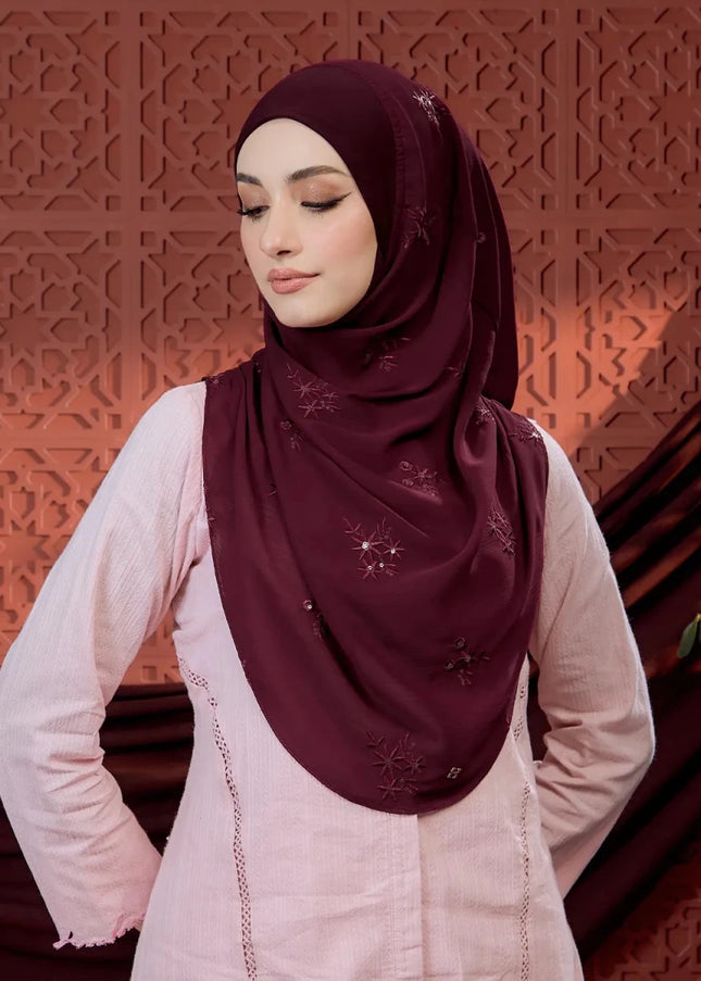 TAFFETY-SO LUXE ELARA in BOYSENBERRY