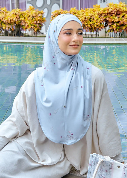 SO-TILLY TIEBACK MIMOSA in FROST BLUE