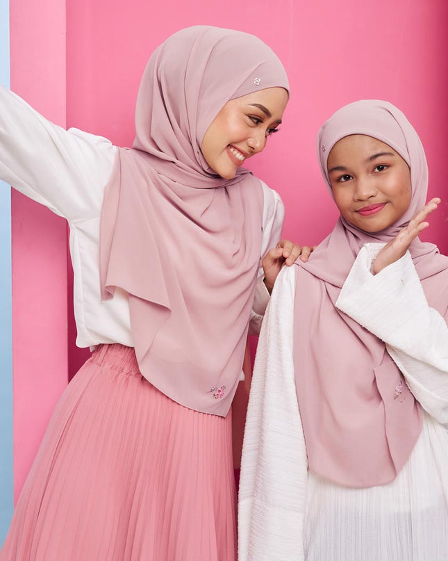 PS-THALIA TIE BACK in WINTER PEACH