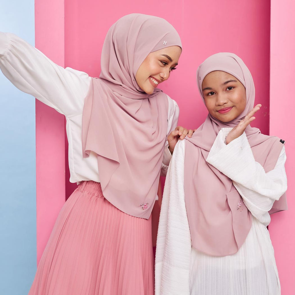 PS-THALIA TIE BACK in WINTER PEACH