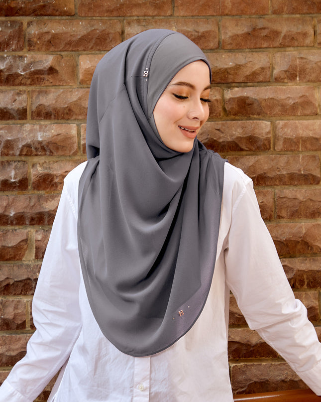 DAINTY-SO in KENDALL CHARCOAL GRAY