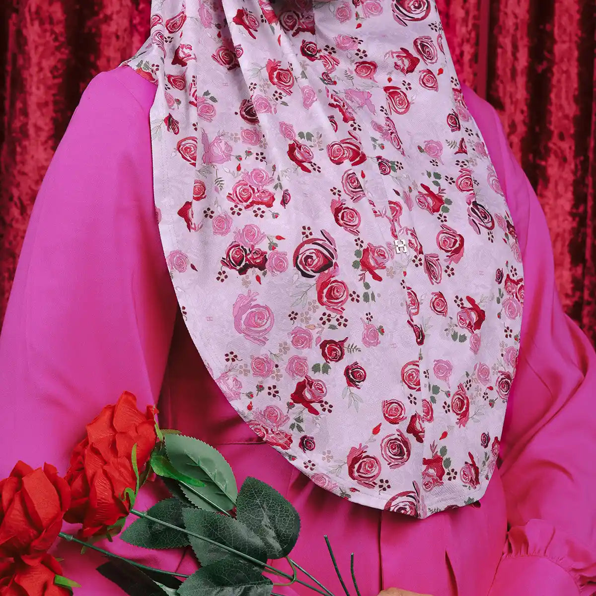 SO-MARJAN TWILL NC TWIRLY ROSE in BLUSH PINK