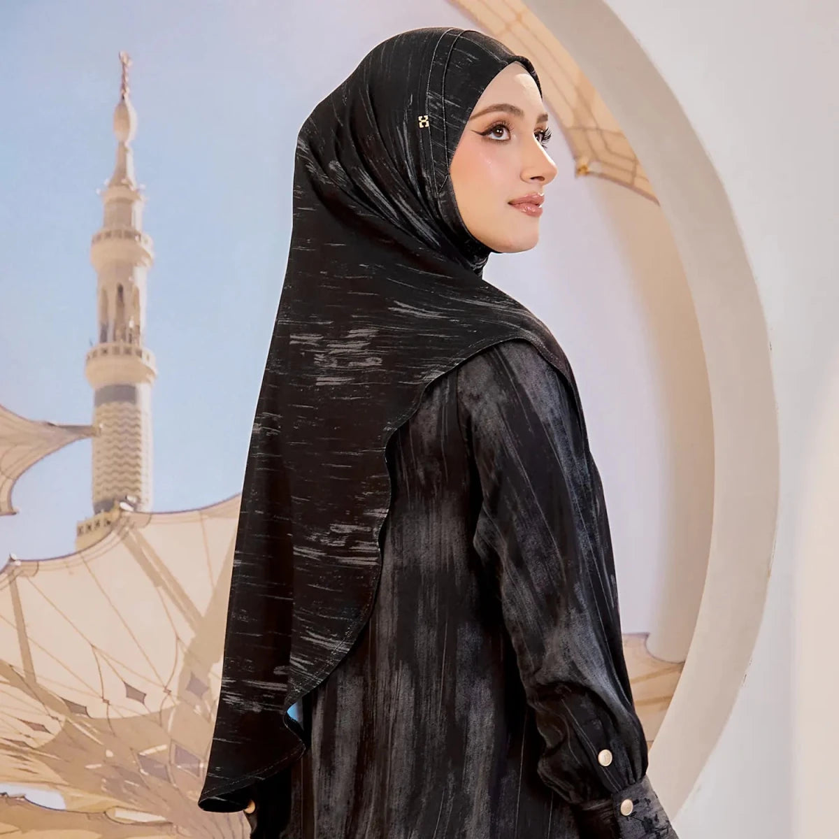 SO-MARJAN TWILL MAWJEENA LOT 2 in BLACK