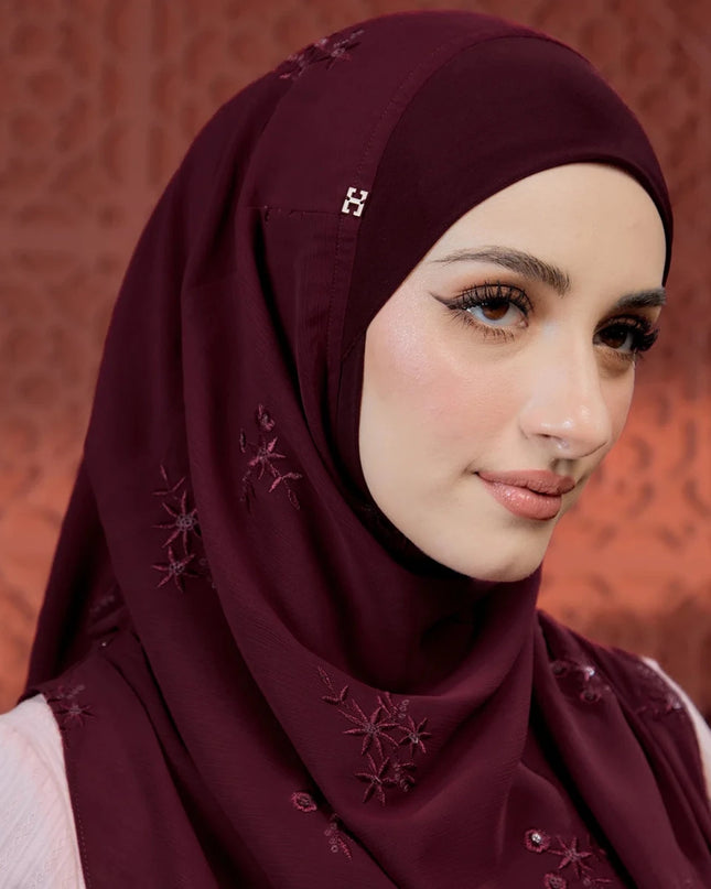 TAFFETY-SO LUXE ELARA in BOYSENBERRY