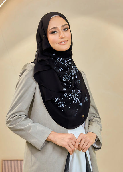 TWEELY-SO RUFFLES SIGNATURE in BLACK