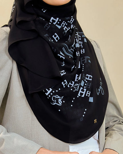 TWEELY-SO RUFFLES SIGNATURE in BLACK