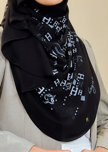 TWEELY-SO RUFFLES SIGNATURE in BLACK