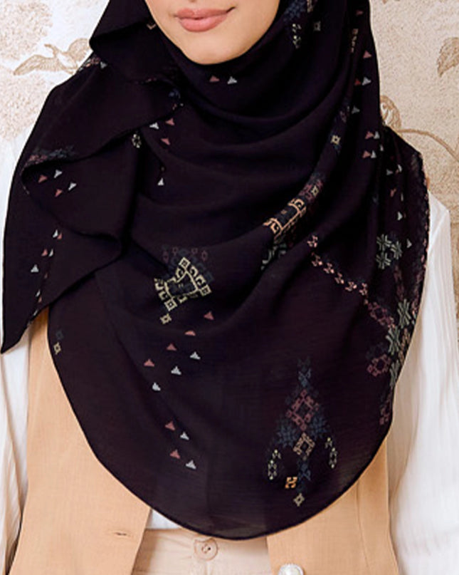 TWEELY-SO RUFFLES JALINAN in BLACK