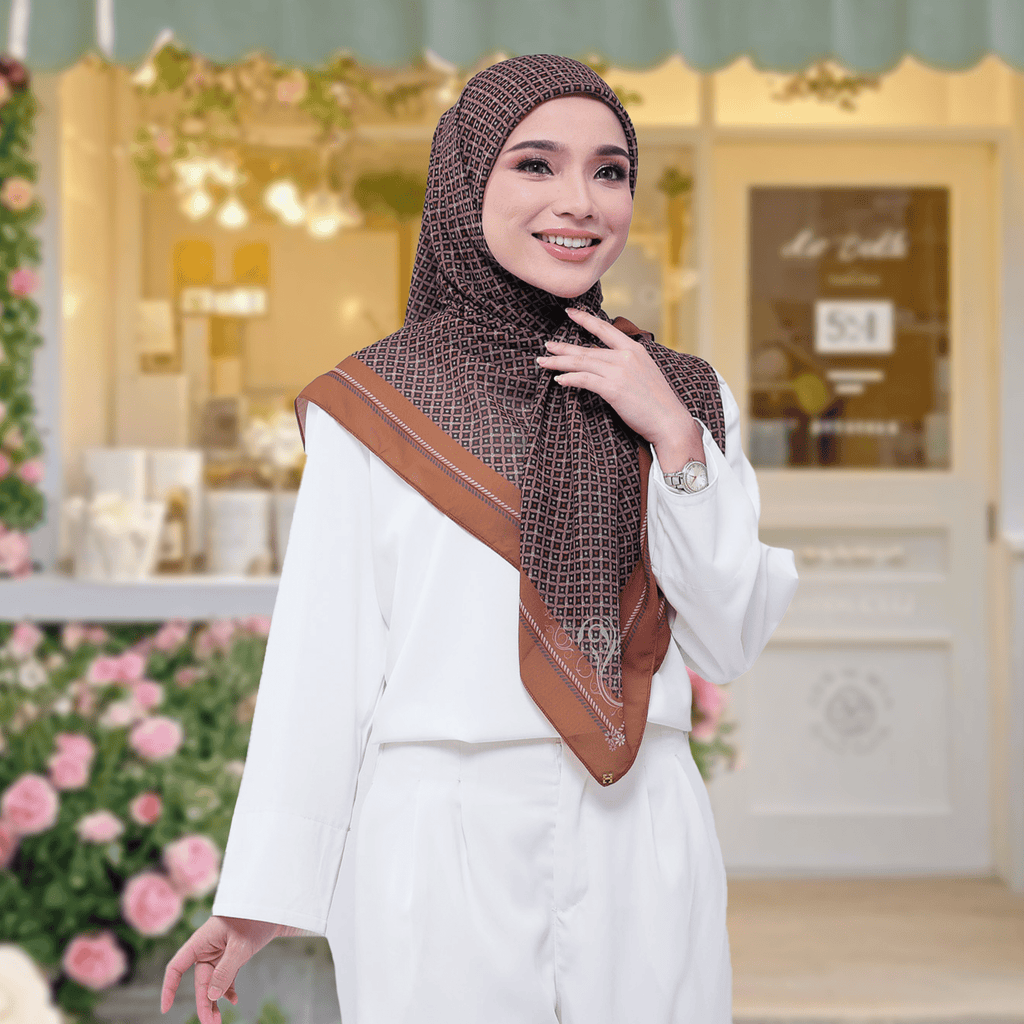 PS-MYSTICAL VOILE in BLACK ORANGE