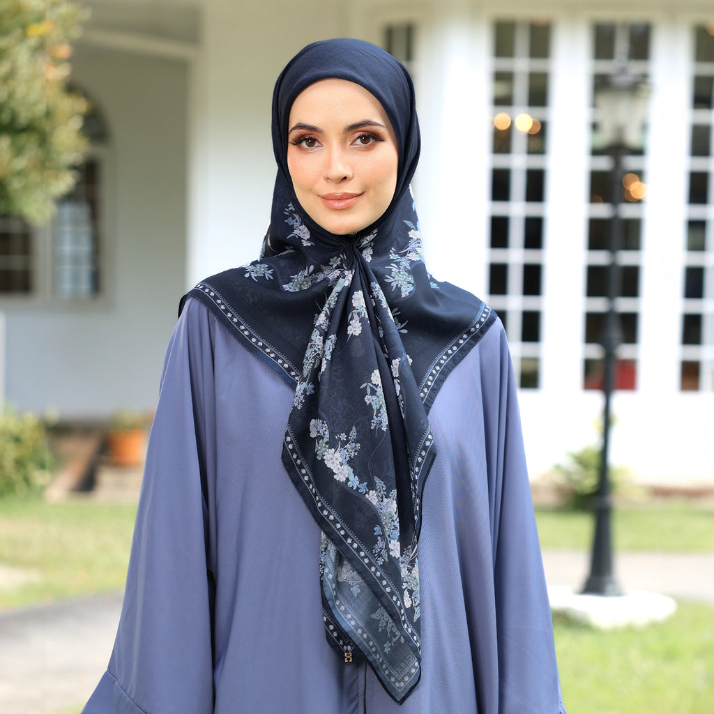 PS-GARLAND VOILE in BLUEBLACK