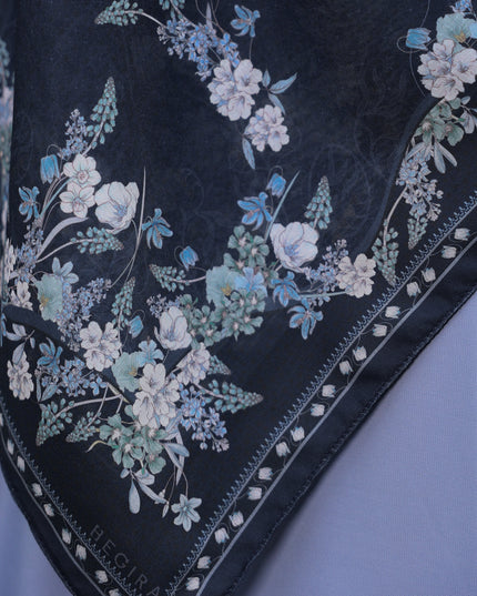 PS-GARLAND VOILE in BLUEBLACK
