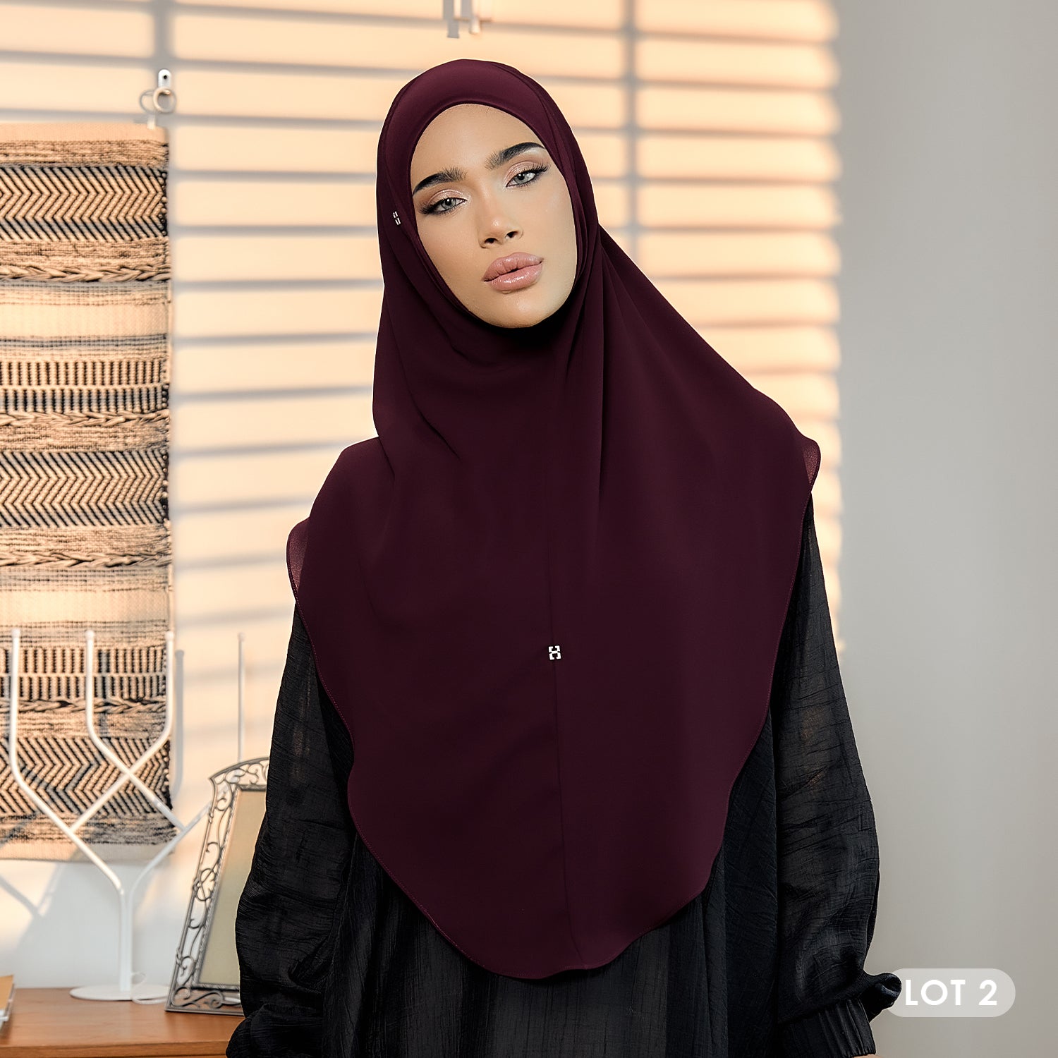 IMANLY-SO in DEEP BURGUNDY