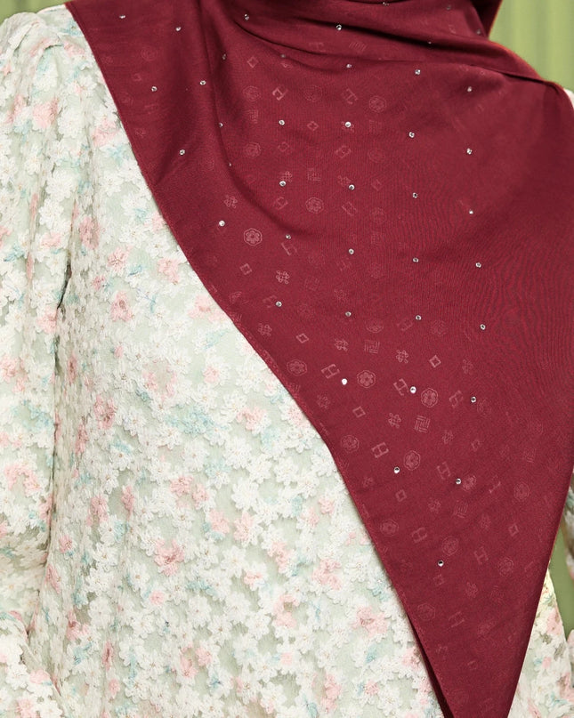 PS-INSCRIBED LUMINA in CARMINE