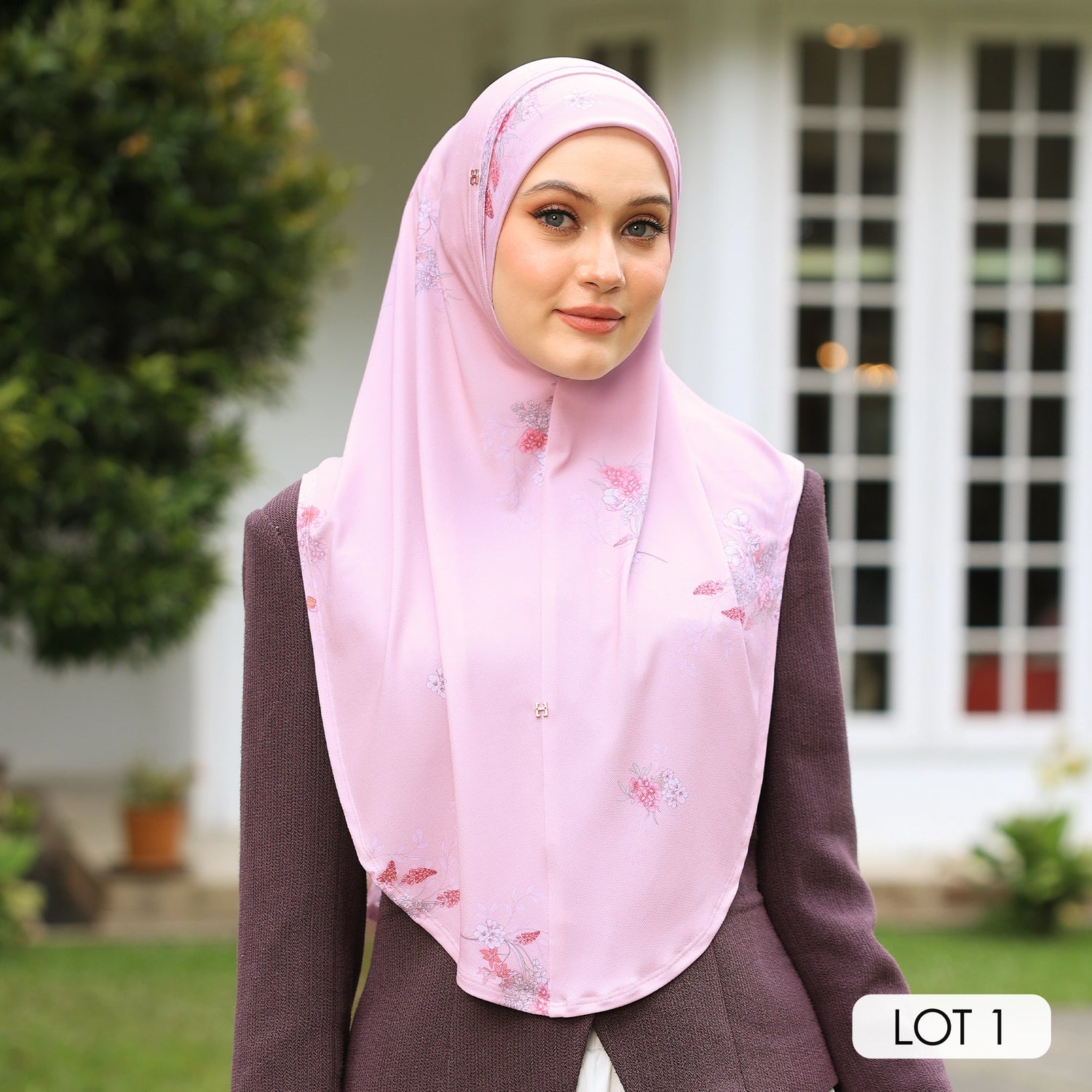 SO-MARJAN TWILL NC GARLAND in CLOUD PINK