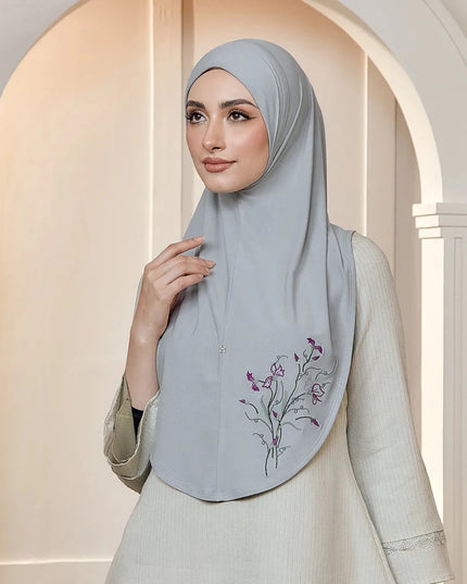 SO-MARJAN LUXE BELLFLOWERS in CLOUD GRAY