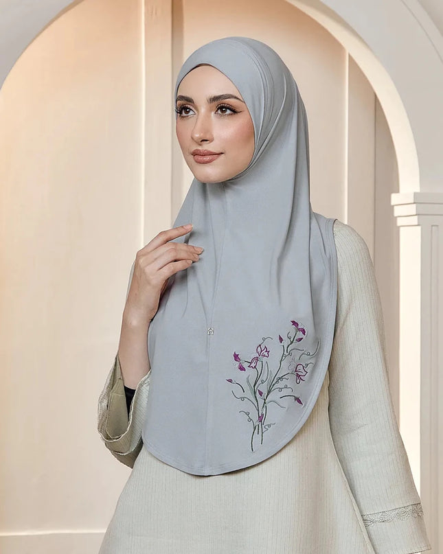 SO-MARJAN LUXE BELLFLOWERS in CLOUD GRAY