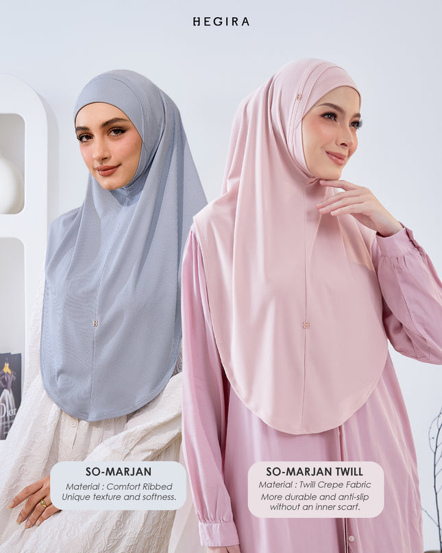 SO-MARJAN TWILL in BLACK