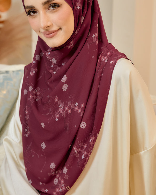 TWEELY-SO BASIC SPRINKLED GEOMETRIC in CRIMSON