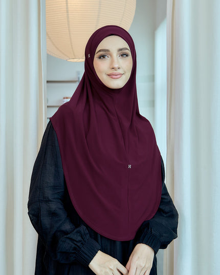 SO-MAHWISH IK in DARK CHERRY