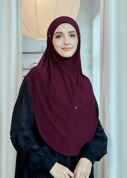 SO-MAHWISH IK in DARK CHERRY