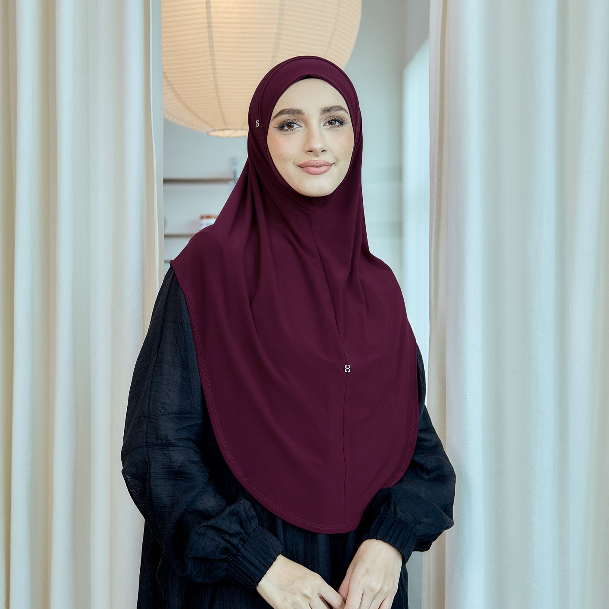 SO-MAHWISH IK in DARK CHERRY