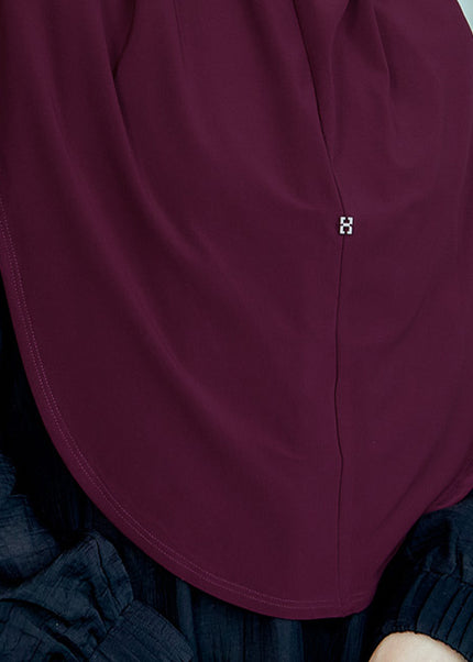 SO-MAHWISH IK in DARK CHERRY