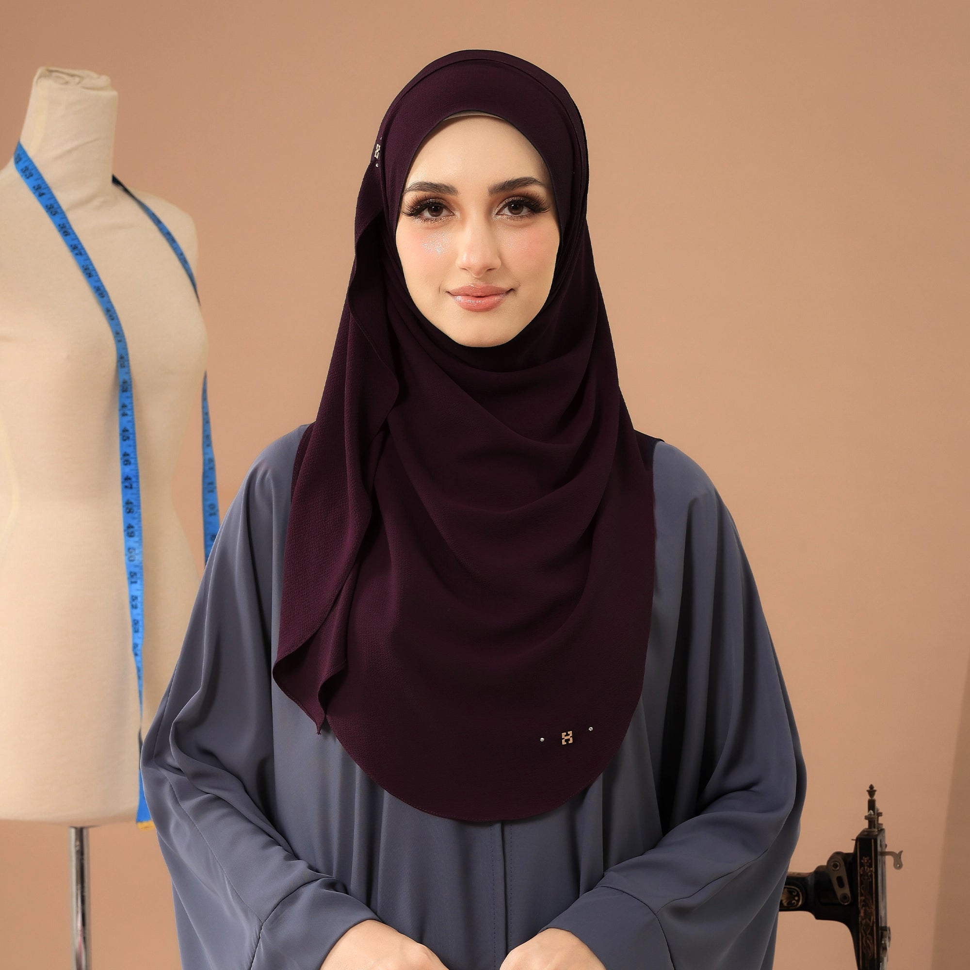 FABLY-SO in DARK BURGUNDY