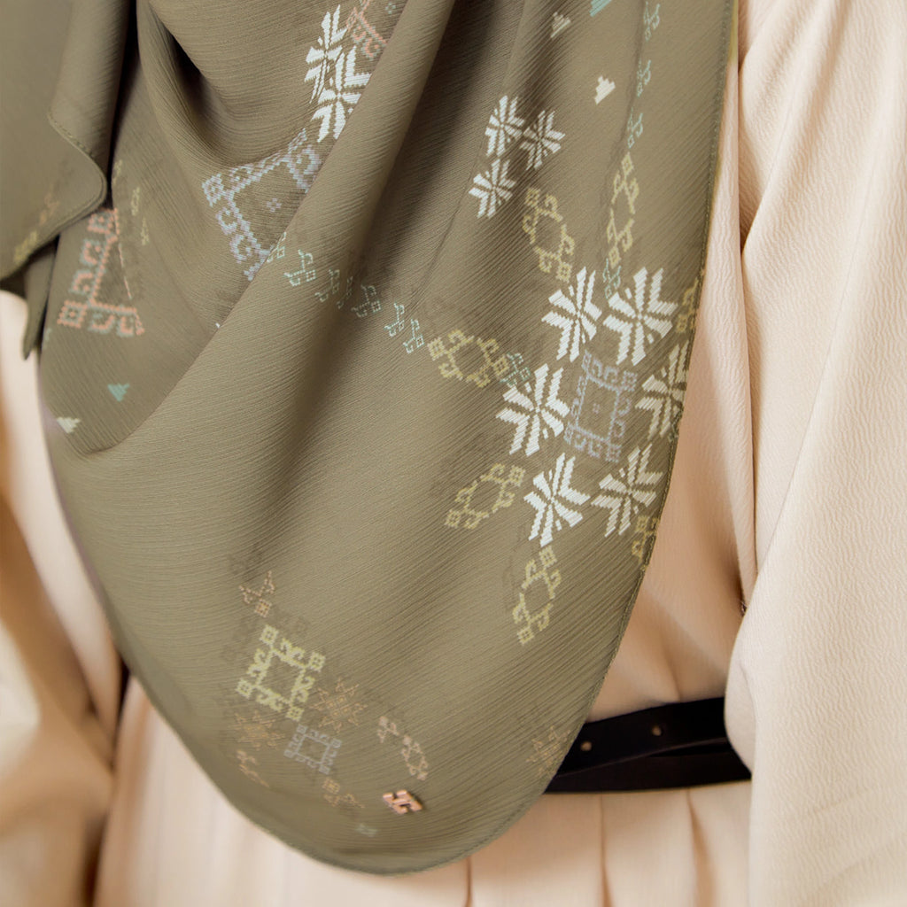 TWEELY-SO RUFFLES JALINAN in DRY SAGE