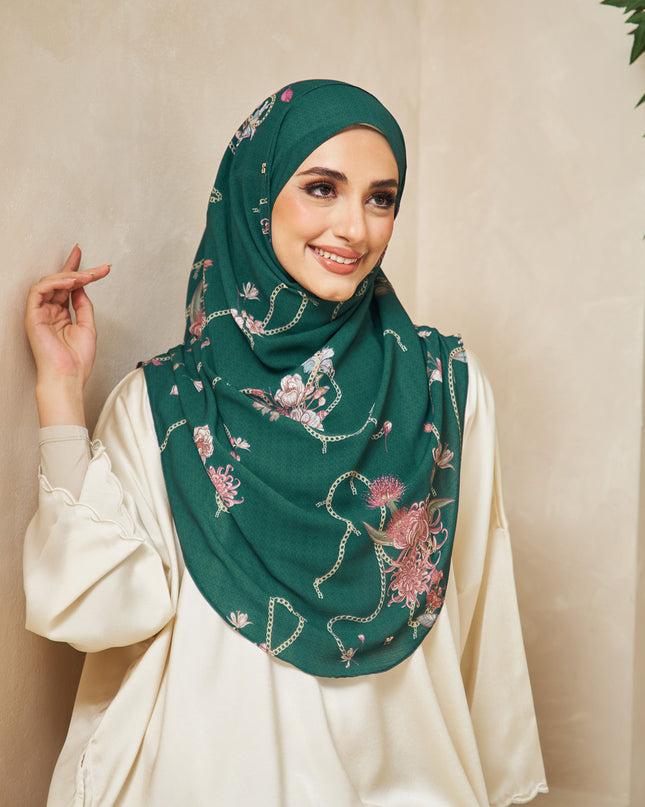 TWEELY-SO BASIC PERLA FLORA in EMERALD