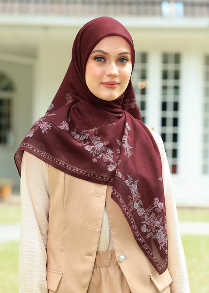 PS-GARLAND VOILE in HENNA