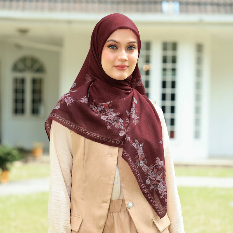 PS-GARLAND VOILE in HENNA