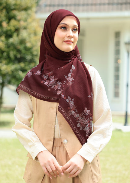 PS-GARLAND VOILE in HENNA