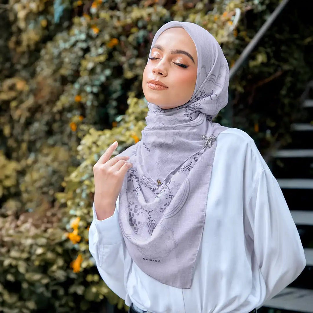 PS-PORCELAIN VOILE in ICE GRAY