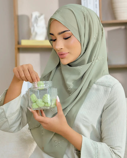 SWEETLY-SO LUXE ELARA in LIGHT OLIVE